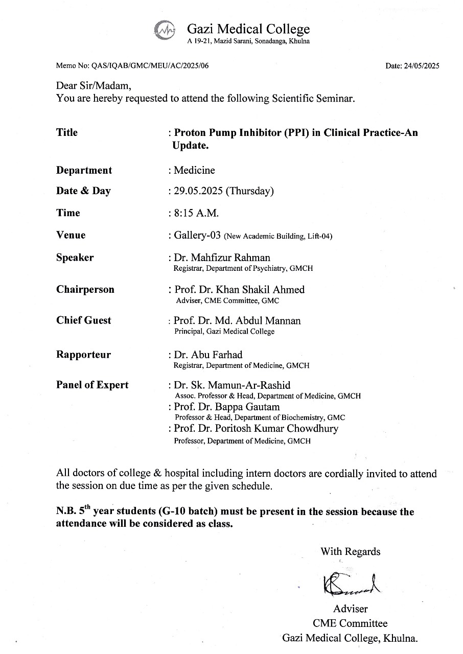 Scientific Seminar