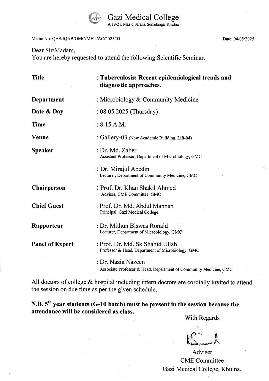 Scientific Seminar